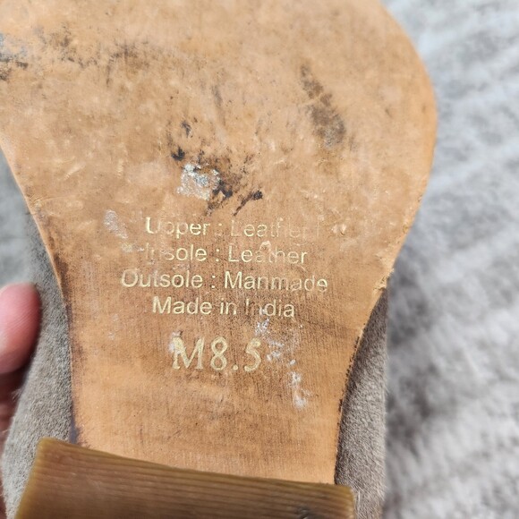 Rebels Calista Suede Leather Braided Buckles Ankle Booties Boots Gray, size 8.5 - Picture 2 of 12